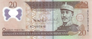 Dominican Peso Banknote - 20 Peso Front