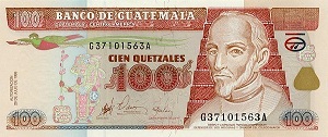 Guatemalan Quetzal Banknote - 100 Quetzal Front Version A.Jpeg