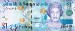 Cayman Islands Dollar Banknote - 1 Dollar Front