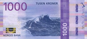 Norwegian Krone Banknote - 1000 Kroner Front