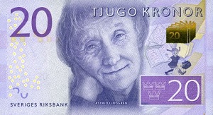 Swedish Krona Banknote - 20 Kroner Front