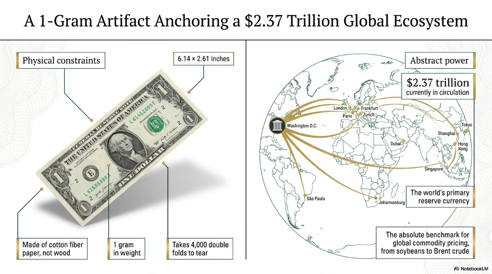 A 1-Gram Artifact Anchoring a $2.37 Trillion Global Ecosystem