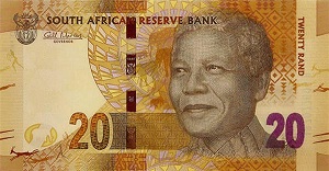 South African Rand Banknote - 20 Rand Front Version A