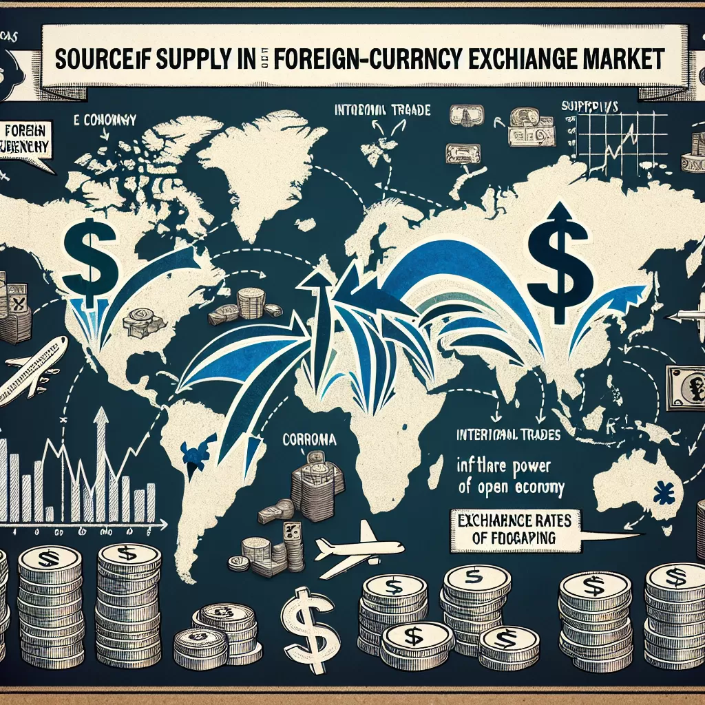 in an open economy, what is the source of supply in the foreign-currency exchange market?