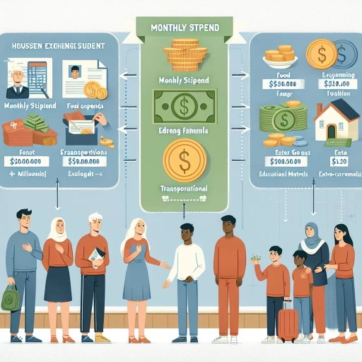 how much do you get paid to house a foreign exchange student