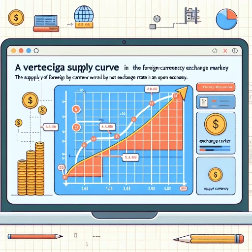 in an open economy, why is the supply curve in the foreign-currency exchange market vertical?