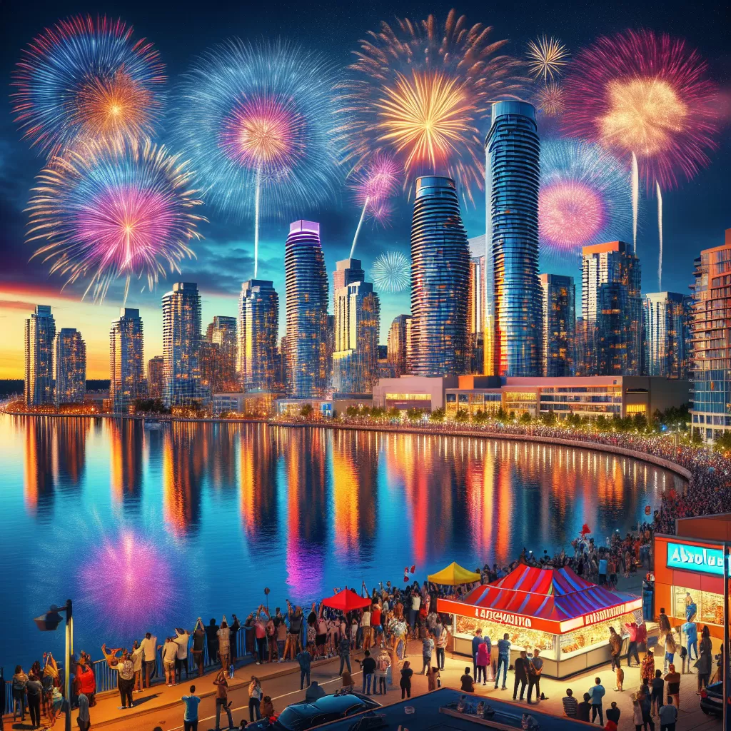 where to see fireworks in mississauga