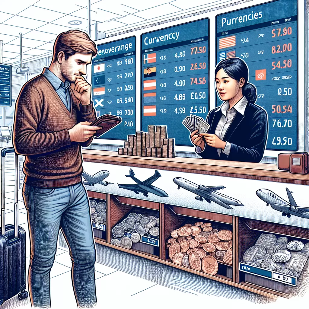 how much does it cost to exchange money at the airport