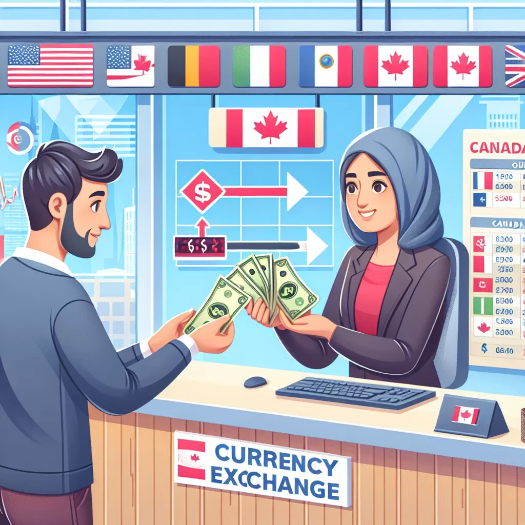 how to exchange money in canada
