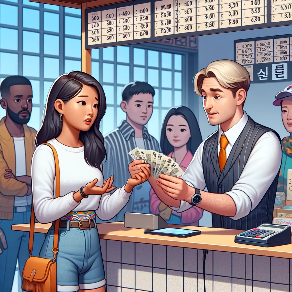 how to exchange money in korea