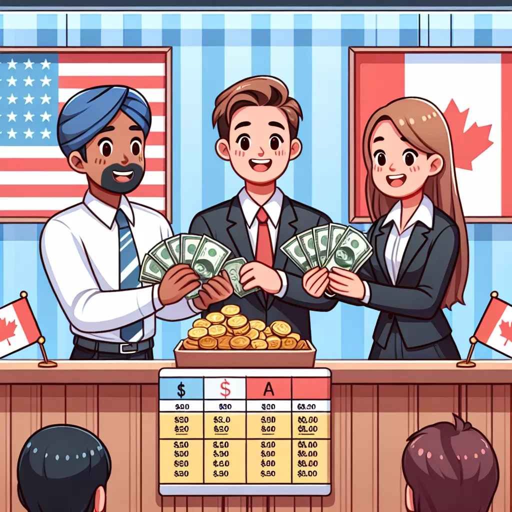 what is the canadian exchange on american money