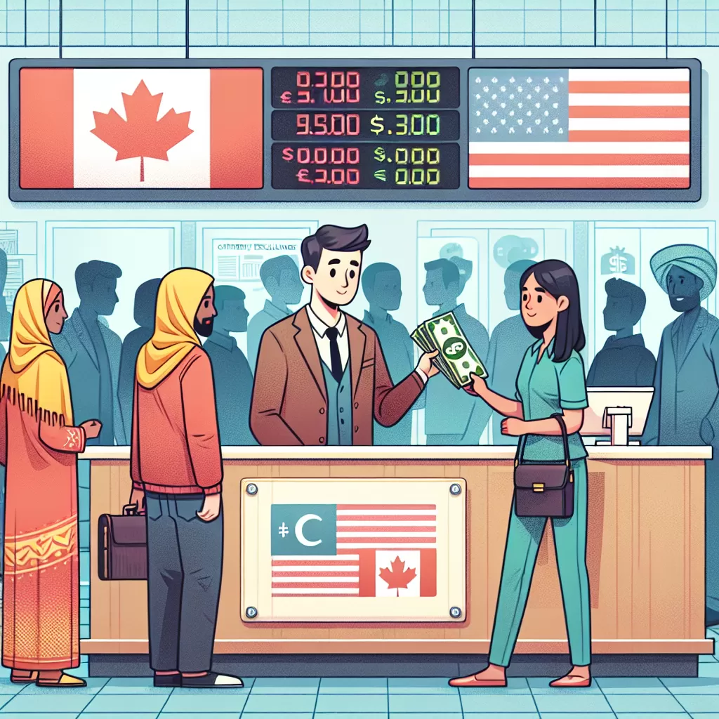 where to exchange canadian money to u.s. dollars