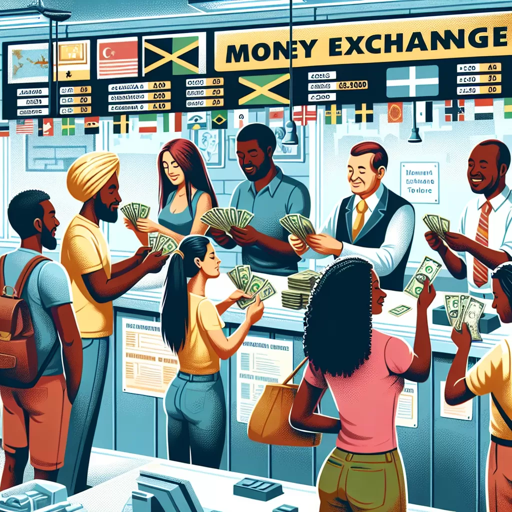where to exchange money in jamaica