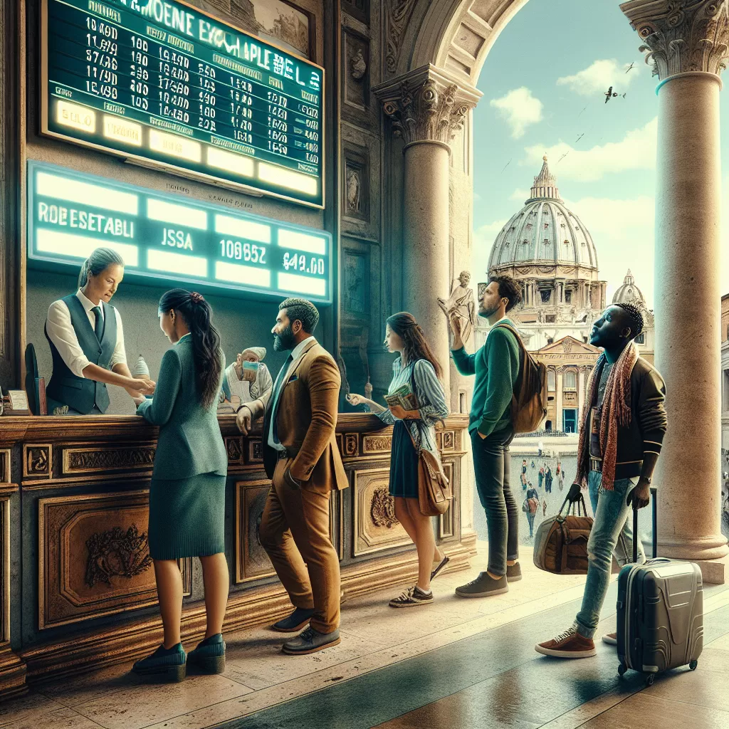 where to exchange money in rome