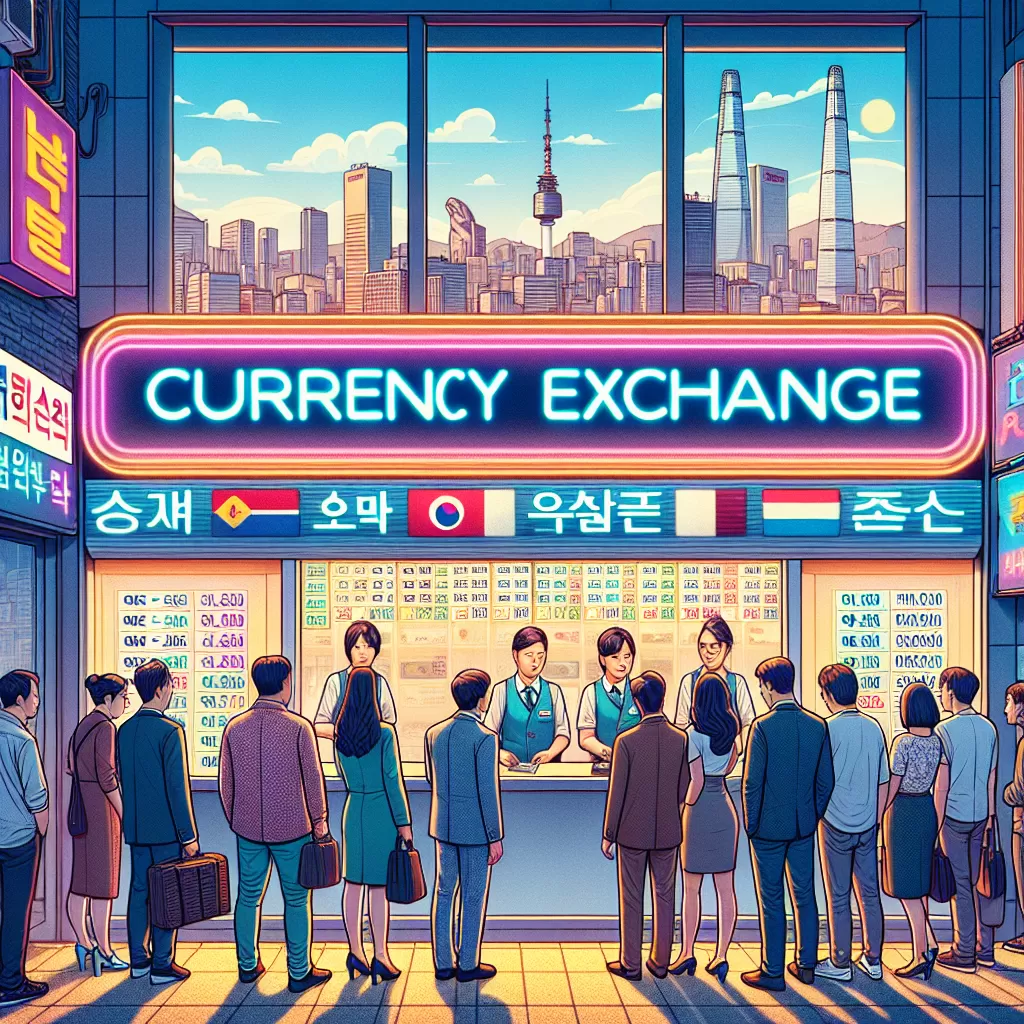 where to exchange money in seoul