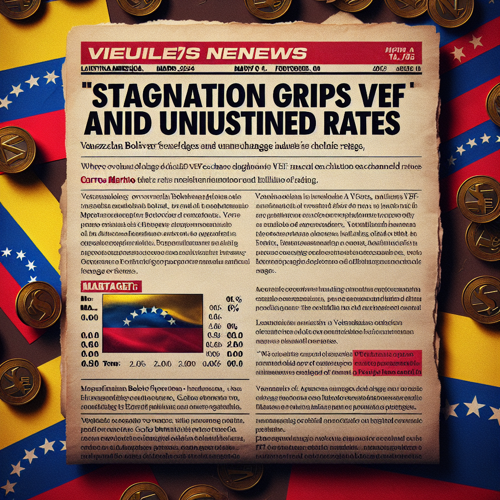 Stagnation Grips VEF Exchange Market Amid Unchanged Rates