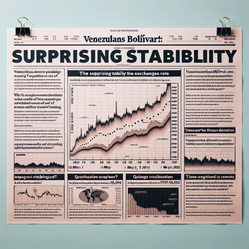 yielding Exchange Rate Stability On The Horizon?

The financial market exhibited an unusual phenomenon earlier this month; for the first time in recent memory, the Venezuelan bolívar
