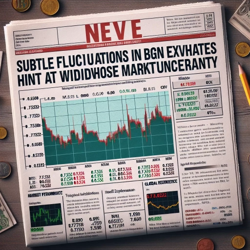 Subtle Fluctuations in BGN Exchange Rates Hint at Widespread Market Uncertainty