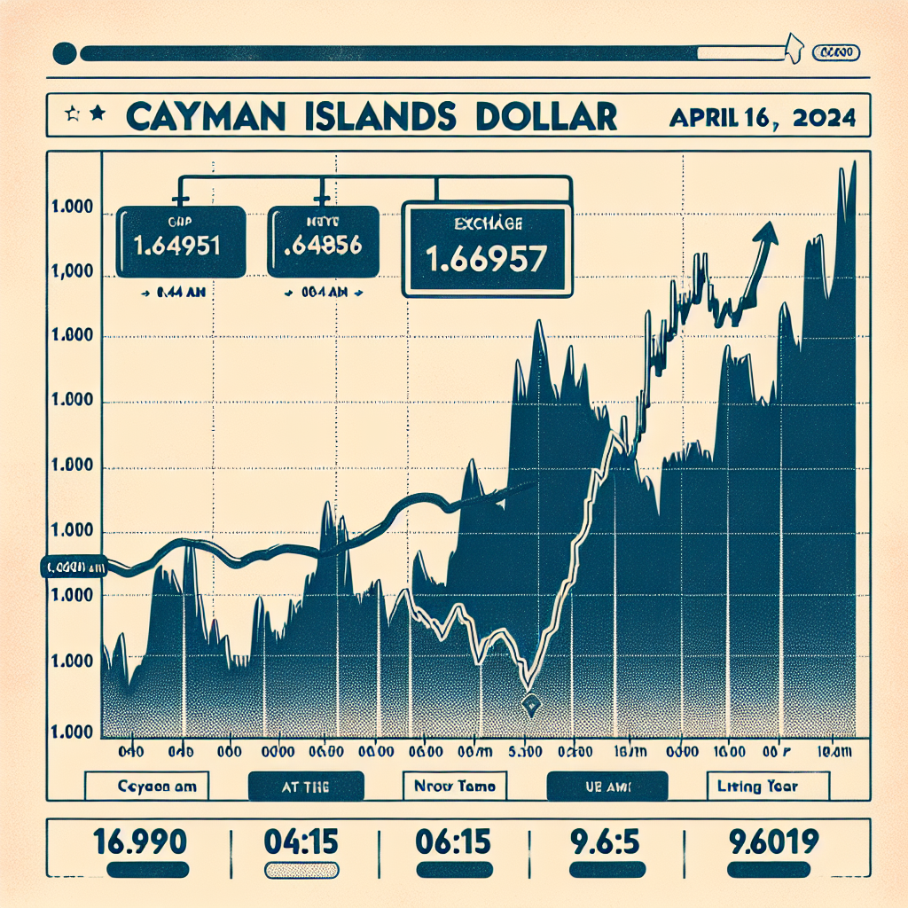 arp Increase in KYD Exchange Rate Marks Mid-April Spike

In recent financial news, we have observed a significant shift in the exchange rates of the Cayman Islands Dollar (KYD). Detailed examination of the provided dataset indicates that this currency experienced a swift rise on April 16, 2024, surprising many in the financial sector.

The time-series data offered highlights the fluctuating nature of the KYD exchange rate within this specific 24-hour period. The day started with a relatively stable state; however, from approximately 06:25 am on April 16, 2024, the market saw a sharp rise in the currency