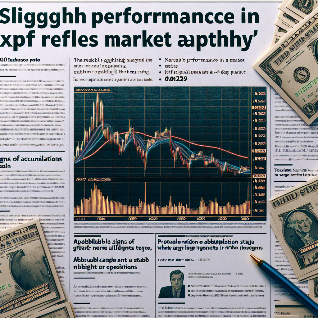 Sluggish Performance in XPF Exchange Rate Reflects Market Apathy