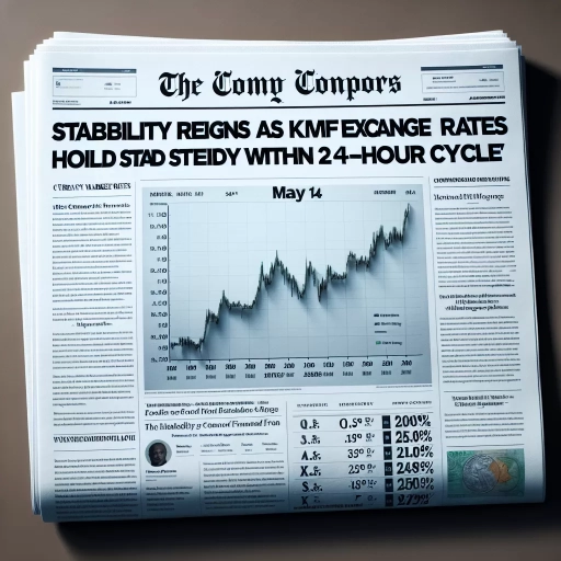 Stability Reigns as KMF Exchange Rates Hold Steady within 24-hour Cycle