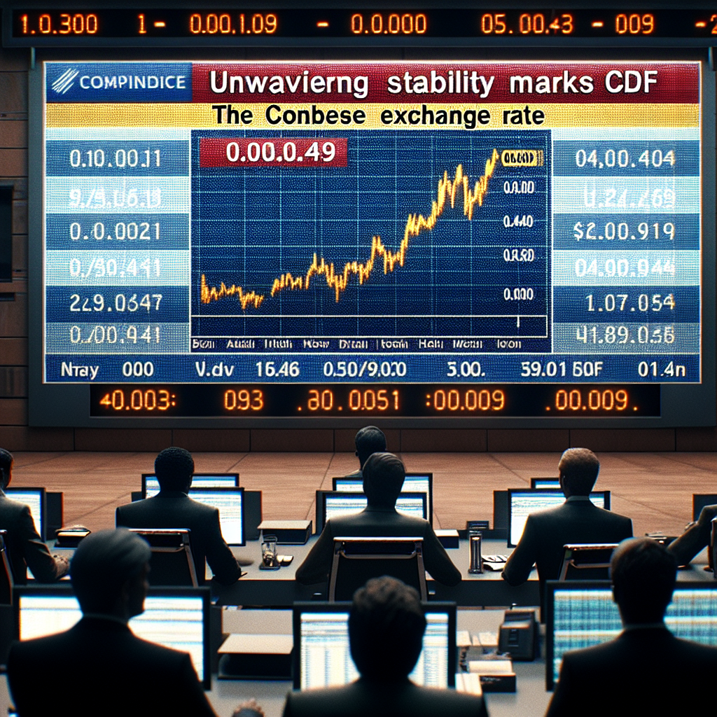 Unwavering Stability Marks CDF Exchange Rate in Unprecedented Series