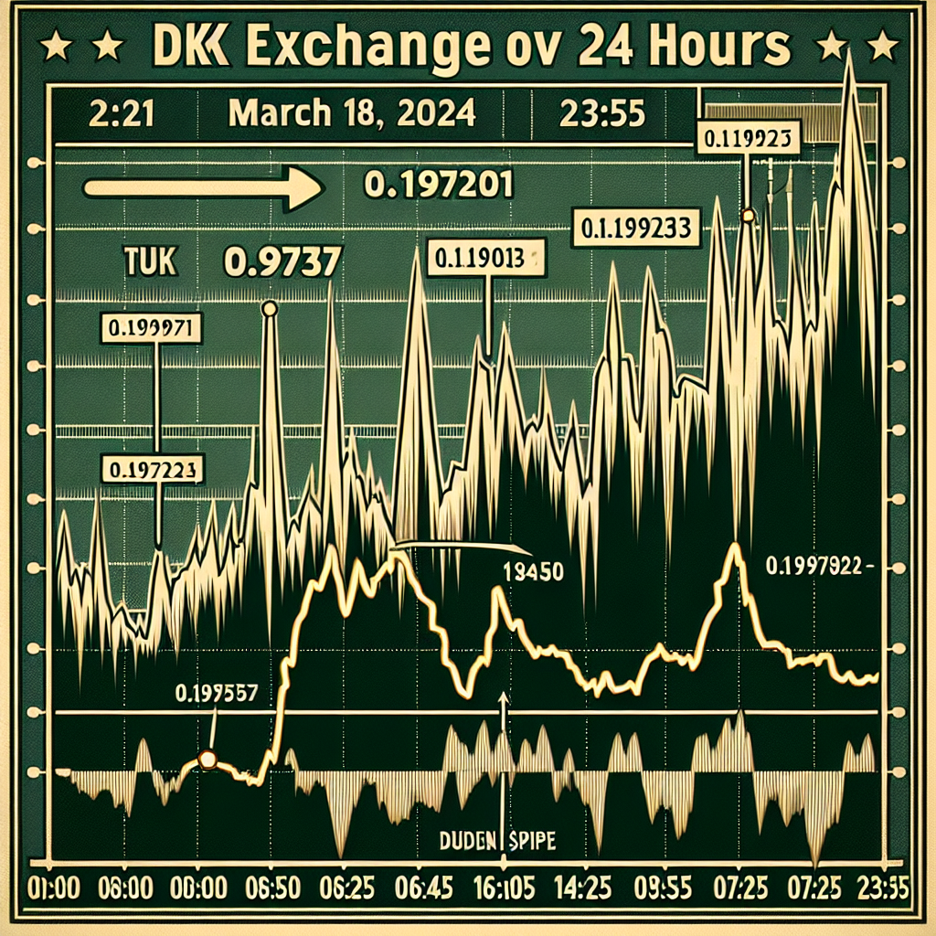 DKK Exchange Rates Experiences Mild Fluctuation Over 24 Hours