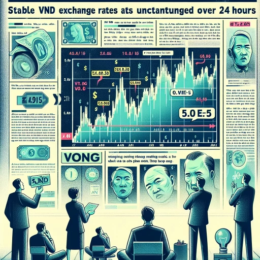 Stable VND Exchange Rates Maintain Unchanged Over 24 hours