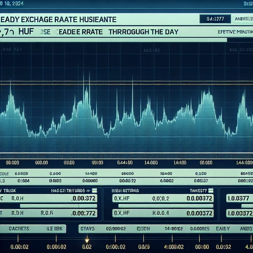  Steady HUF Exchange Rate Throughout the Day Proves Stability in Financial Market 