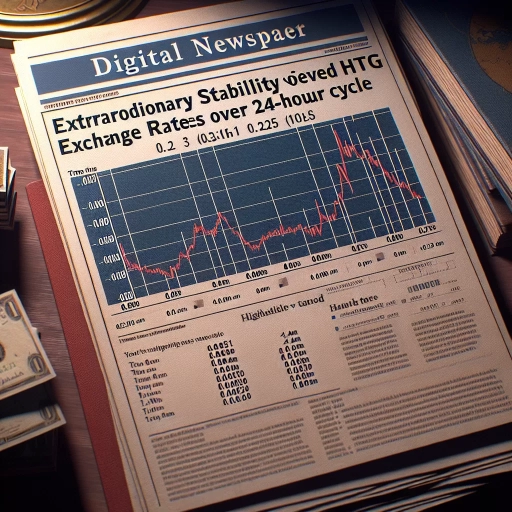 Extraordinary Stability Observed in HTG Exchange Rates Over 24-hour Cycle