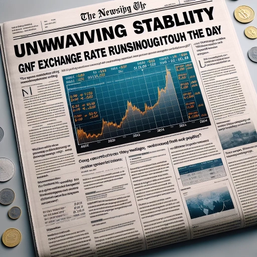 Unwavering Stability: GNF Exchange Rate Remains Unchanged Throughout the Day