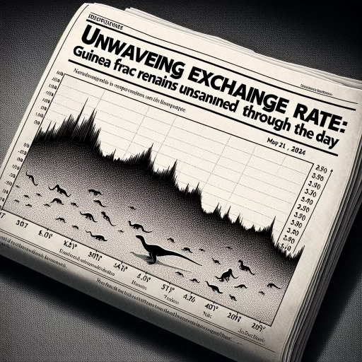 Unwavering Exchange Rate: Guinea Franc Remains Unchanged Through the Day