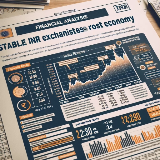 Stable INR Exchange Rate Demonstrates Robust Economy