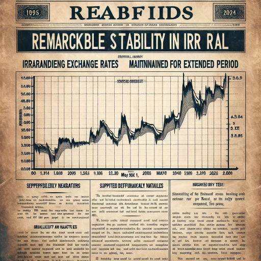 Remarkable Stability in IRR Exchange Rates Maintained Over Extended Period