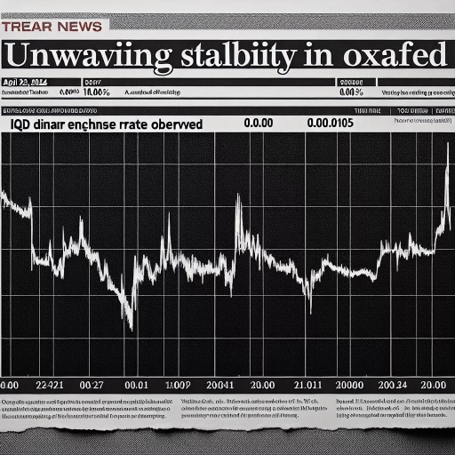 Unwavering Stability in IQD Exchange Rate Observed