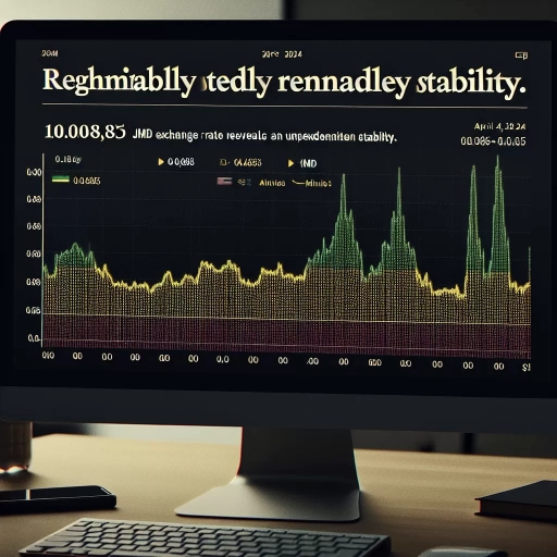 Remarkably Steady JMD Exchange Rate Revealing an Unprecedented Stability