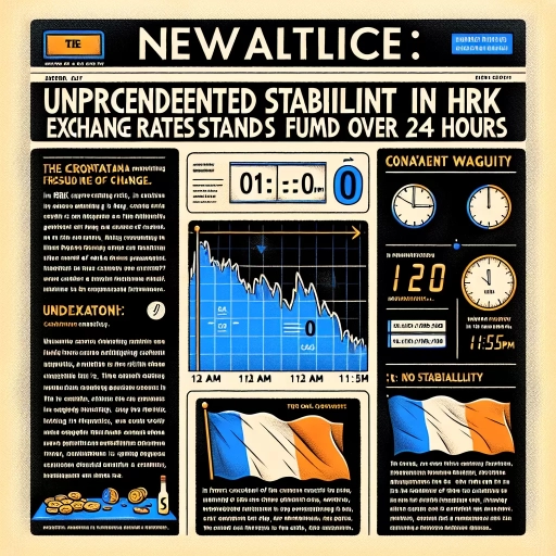 Unprecedented stability in HRK exchange rates stands firm over 24 hours