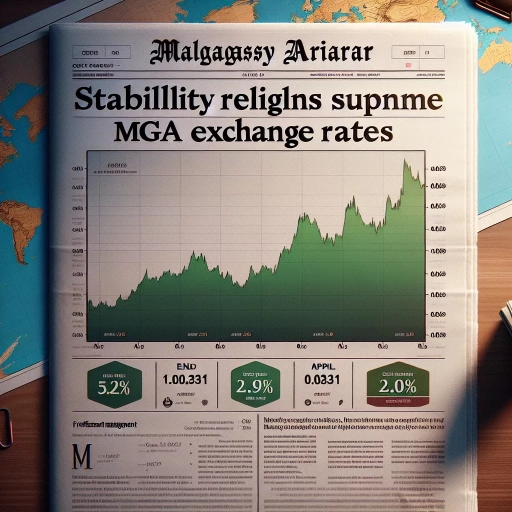 Stability Reigns Supreme In MGA Exchange Rates