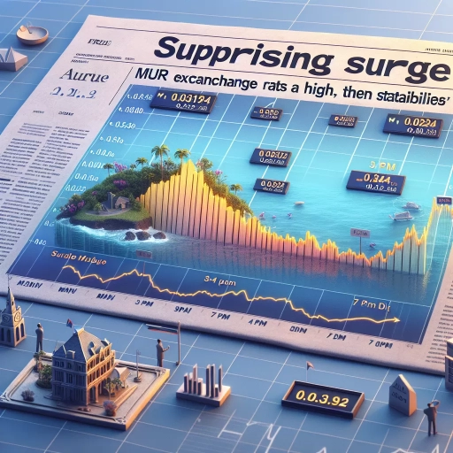 Surprising surge: MUR exchange rate hits a high, then stabilizes