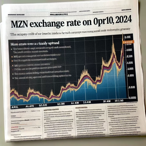 MZN Exchange Rate Sees A Steady Uptrend on April 30, 2024