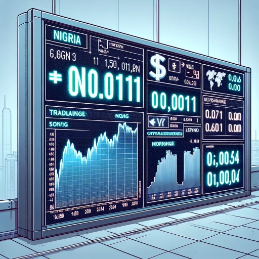 Steady Currency: NGN Exchange Rate Remains Unchanged Through the Day