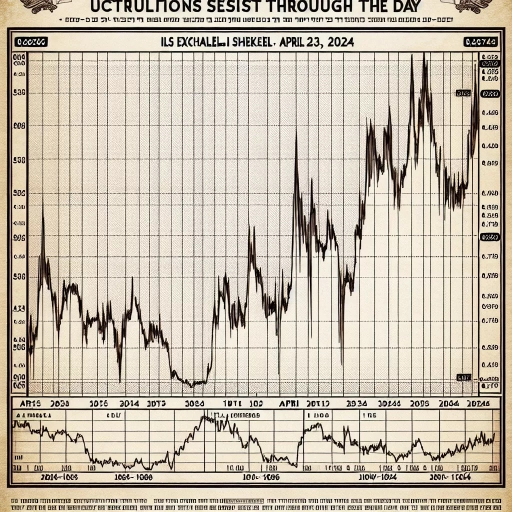 ILS Exchange Rate Fluctuation Persist Through the Day on April 23, 2024