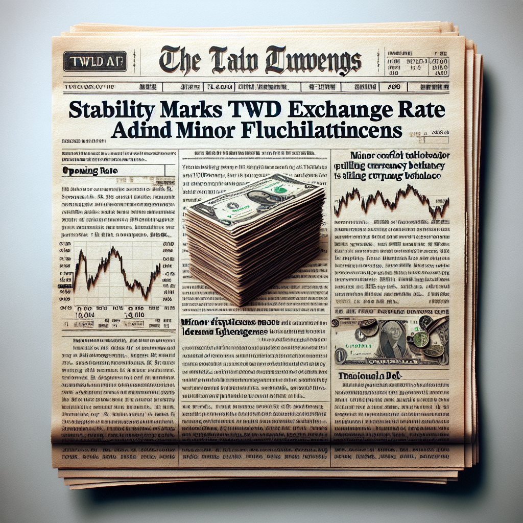 Stability Marks TWD Exchange Rate Amid Minor Fluctuations