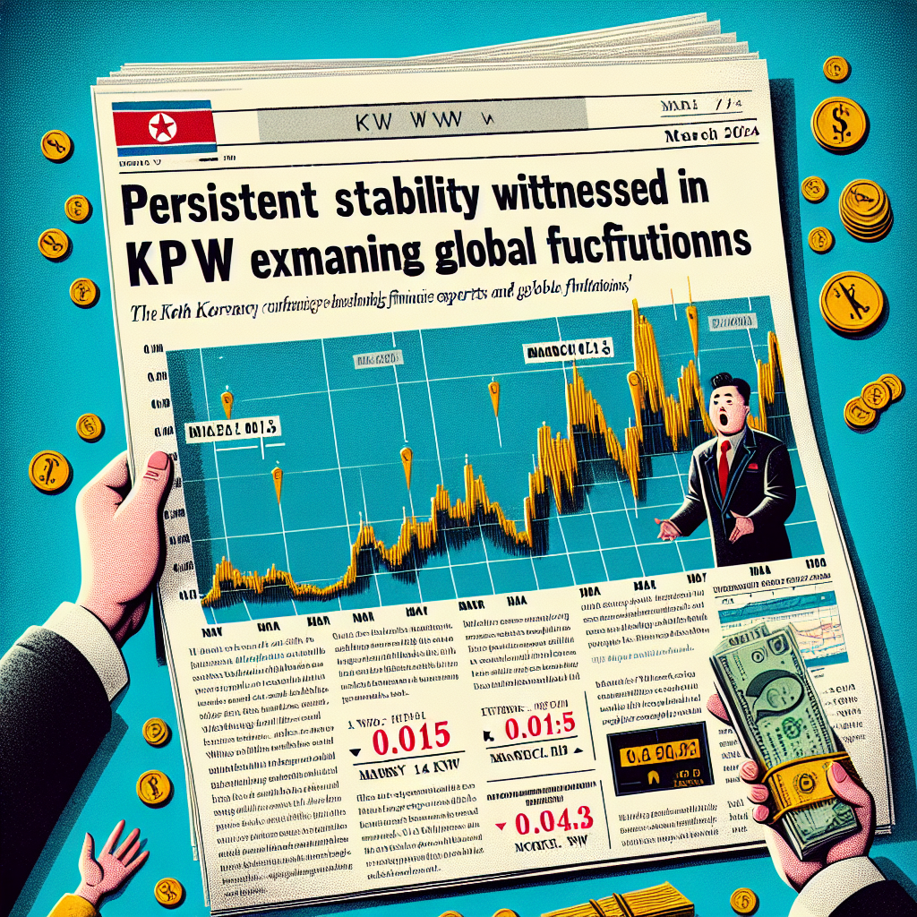 Persistent Stability Witnessed in KPW Exchange Rates Amid Global Fluctuations