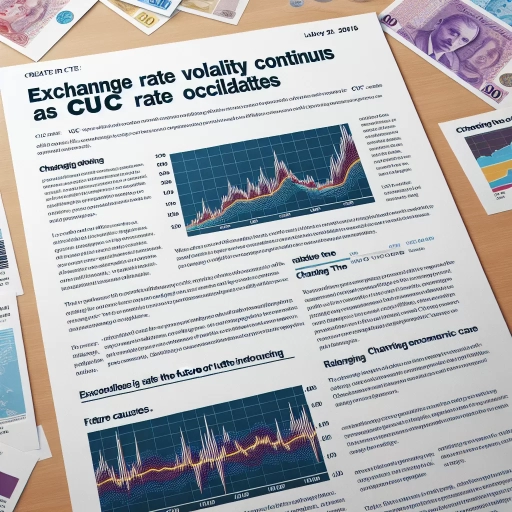 Exchange Rate Volatility Continues as CUC Rate Oscillates