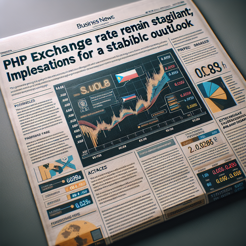 PHP Exchange Rate Remains Stagnant Implying Stable Economic Outlook