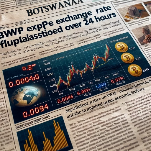 Significant BWP Exchange Rate Fluctuations Observed Over 24 Hours