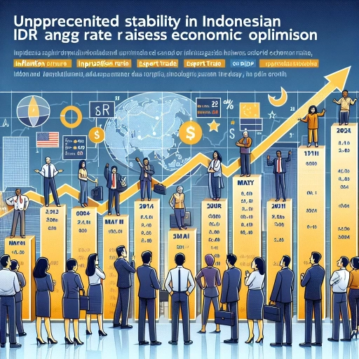 Unprecedented Stability in IDR Exchange Rate Raises Economic Optimism