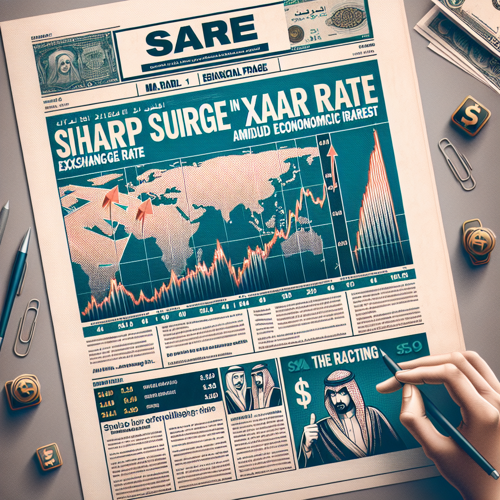 Sharp Surge in SAR Exchange Rate Amidst Economic Unrest