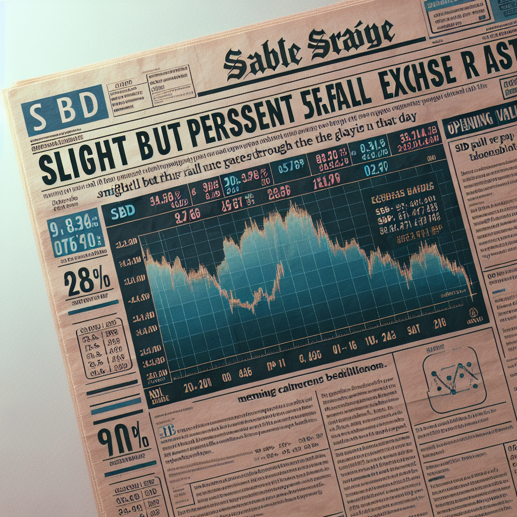  Slight but Persistent Fall Observed in SBD Exchange Rates on April 8, 2024 